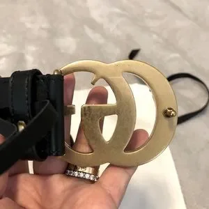 Gucci | Accessories | Euc Gucci Women 4mm Gg Leather Belt  display picture 1